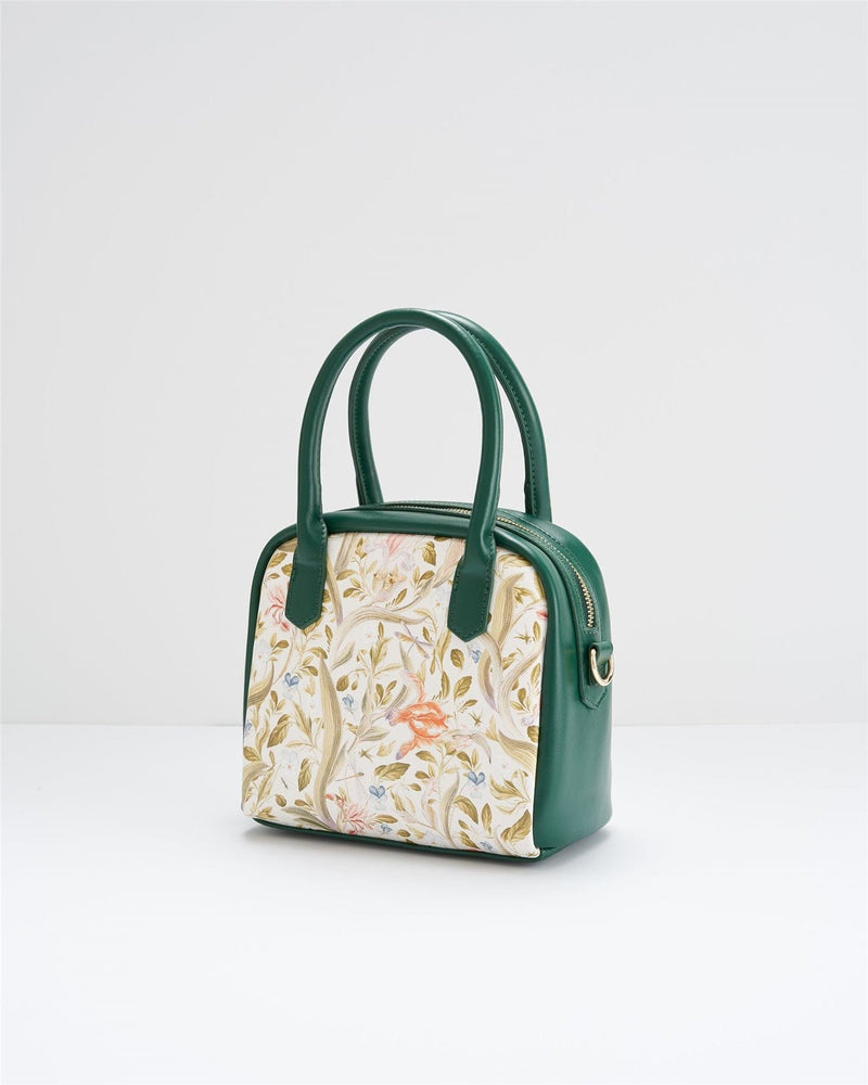 Eloise Small Bowling Bag - Iris Green by Fable England