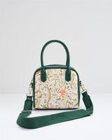 Eloise Small Bowling Bag - Iris Green by Fable England