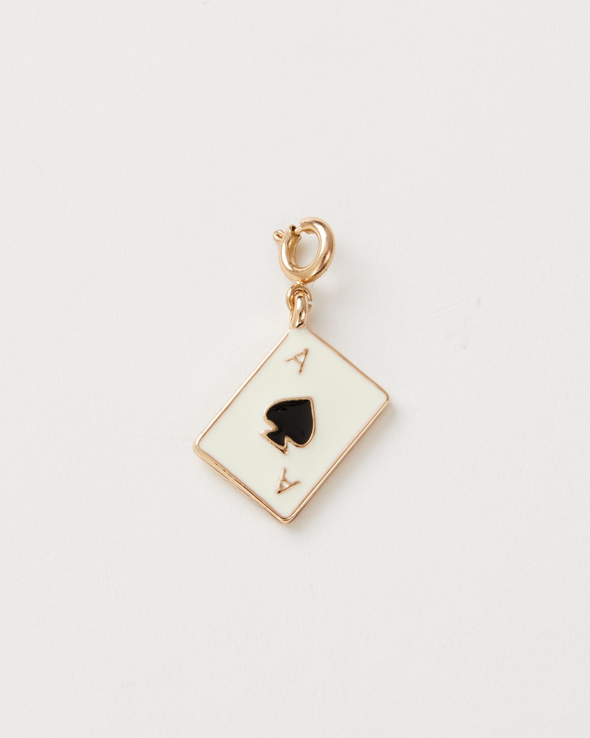 Enamel Ace of Spades Charm by Fable England
