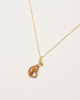 Enamel Bengal Cat Short Necklace by Fable England