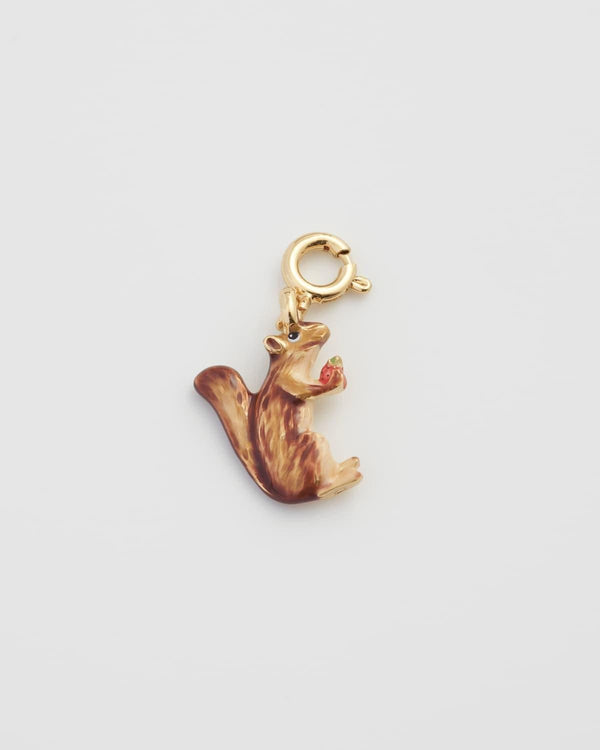 Enamel Cheeky Squirrel Charm by Fable England