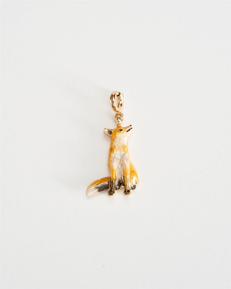 Enamel Fox Charm by Fable England