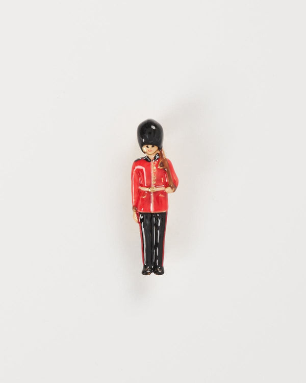 Enamel King's Guard Brooch by Fable England