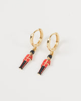 Enamel King's Guard Earrings by Fable England