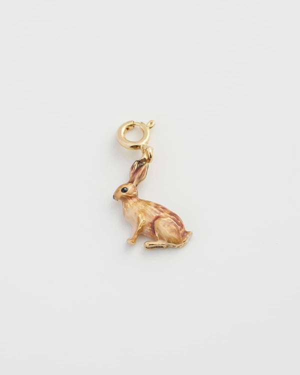 Enamel Rabbit Charm by Fable England