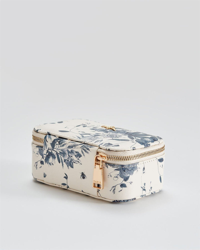 Eva Small Jewellery Box Blooming Blue by Fable England