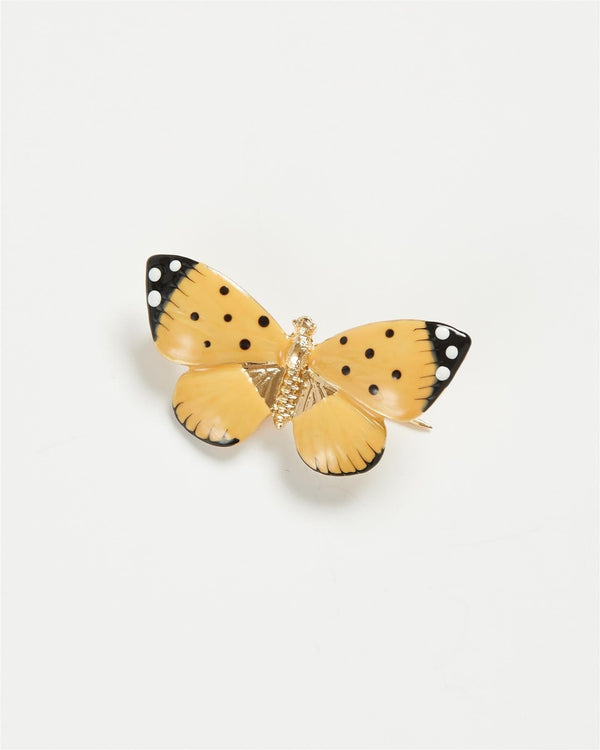 Fable Enamel Butterfly Brooch by Fable England