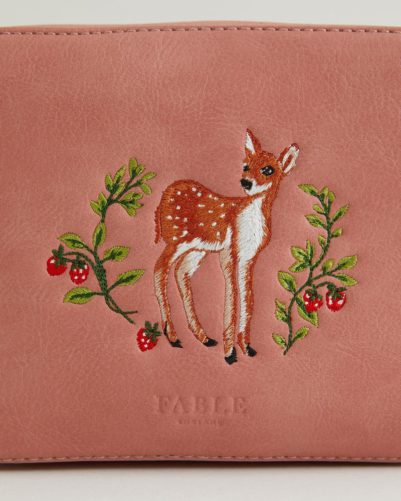 Fawn Embroidered Camera Bag by Fable England