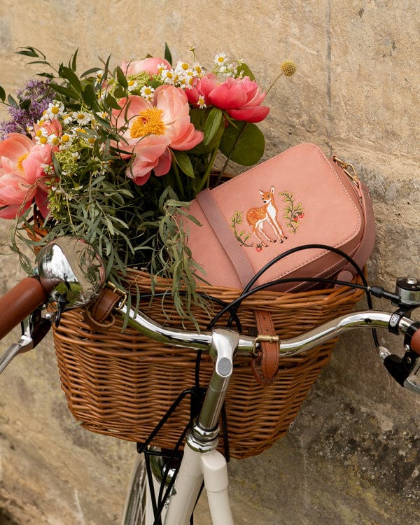 Fawn Embroidered Camera Bag by Fable England