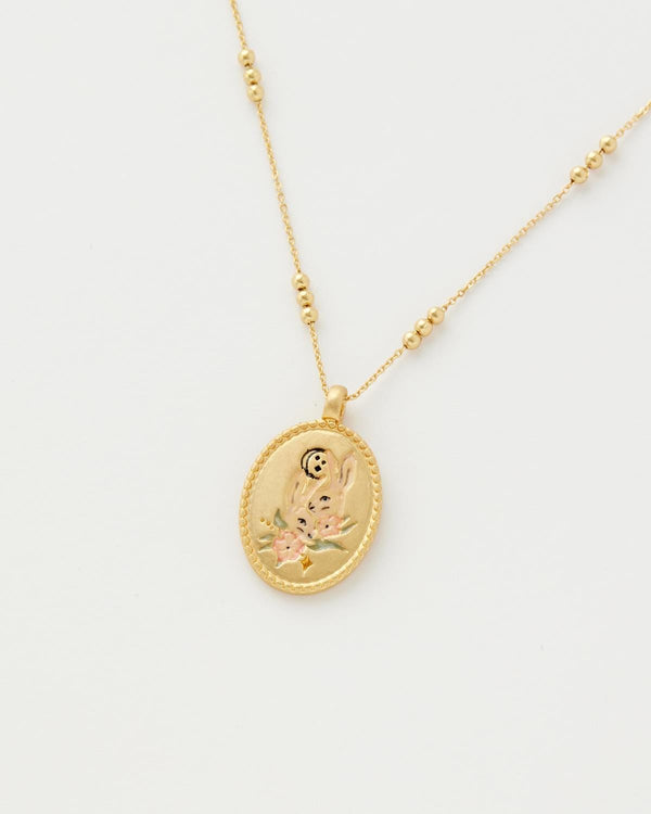 Gemini Zodiac Necklace by Fable England