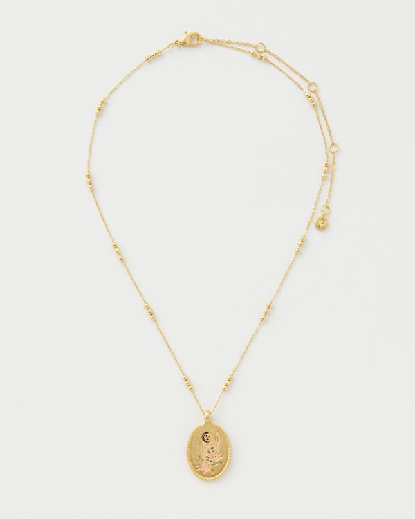 Gemini Zodiac Necklace by Fable England