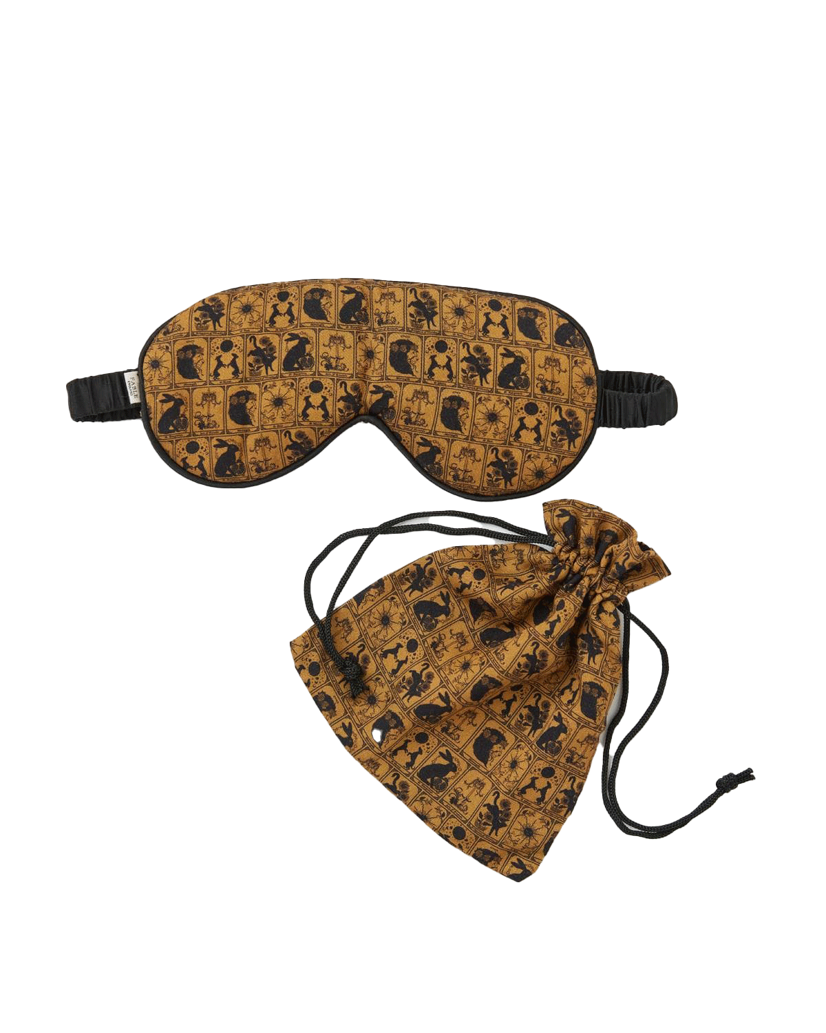 Jessica Roux Tarot Tales Celestial Sleep Mask - Bronze Gold