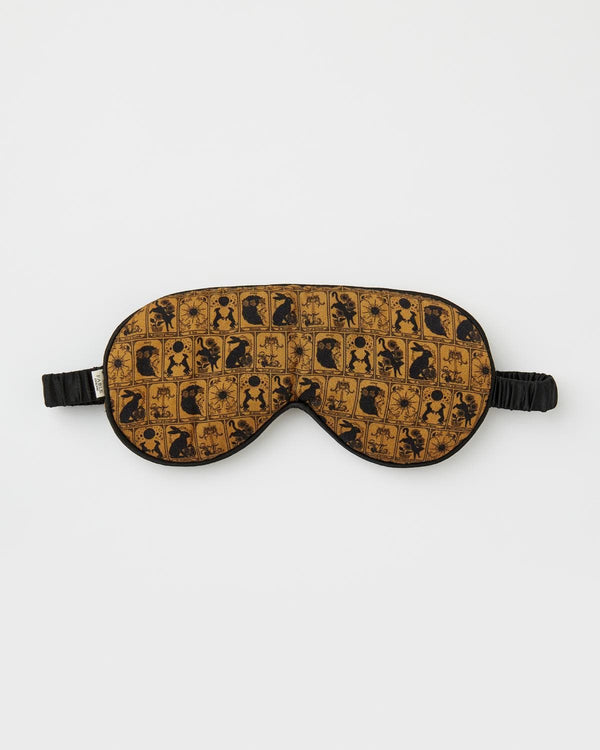 Jessica Roux Tarot Tales Celestial Sleep Mask - Bronze Gold by Fable England
