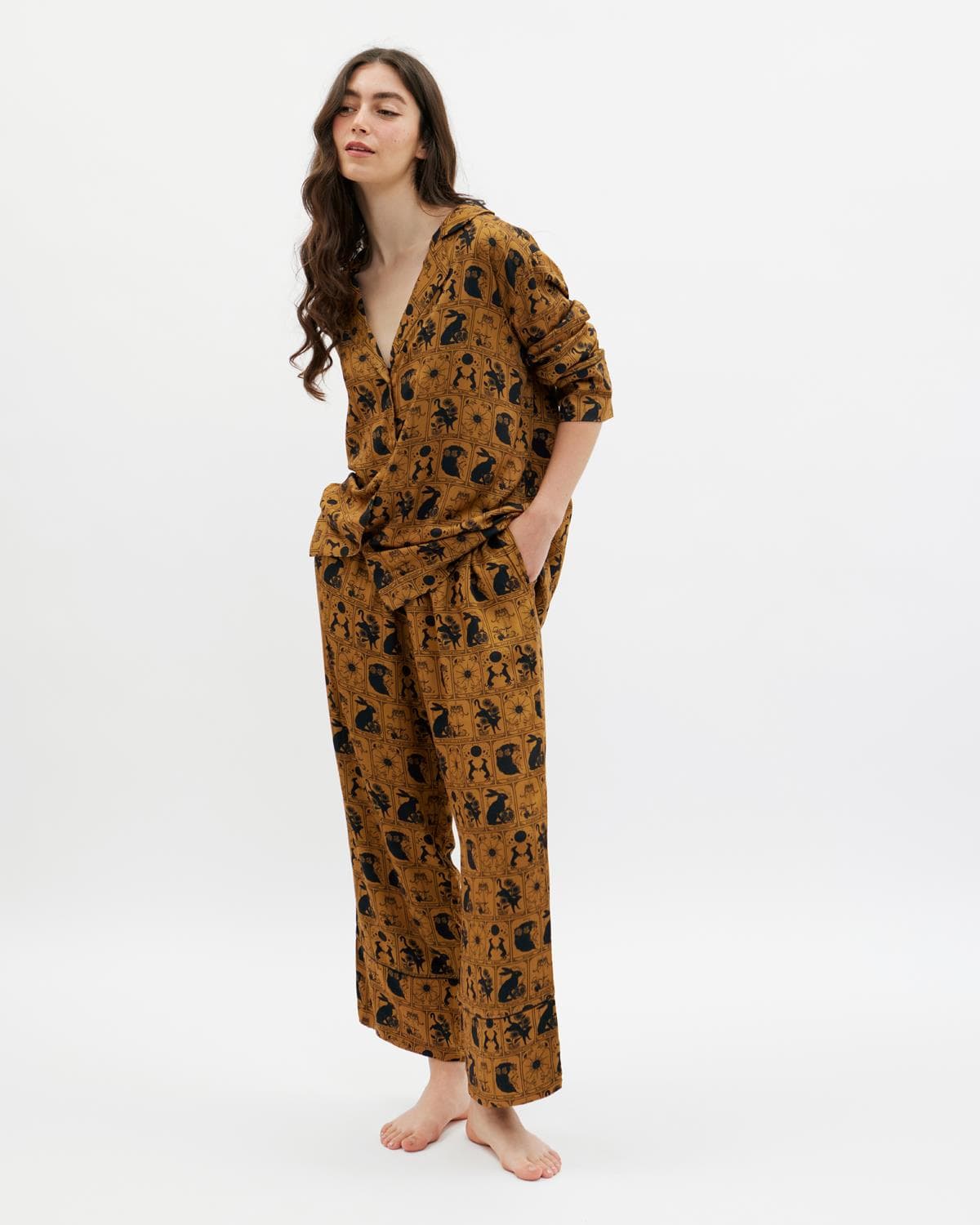 Jessica Roux Tarot Tales Pyjamas - Bronze Gold by Fable England