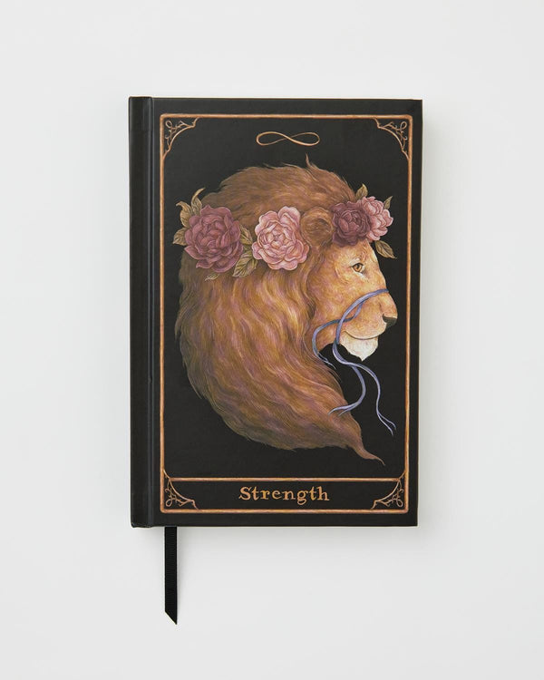 Jessica Roux Tarot Tales Ruled Notebook Strength by Fable England