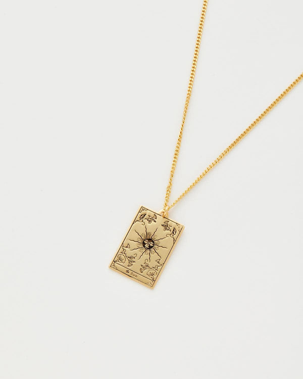 Jessica Roux The Sun Talisman Necklace by Fable England