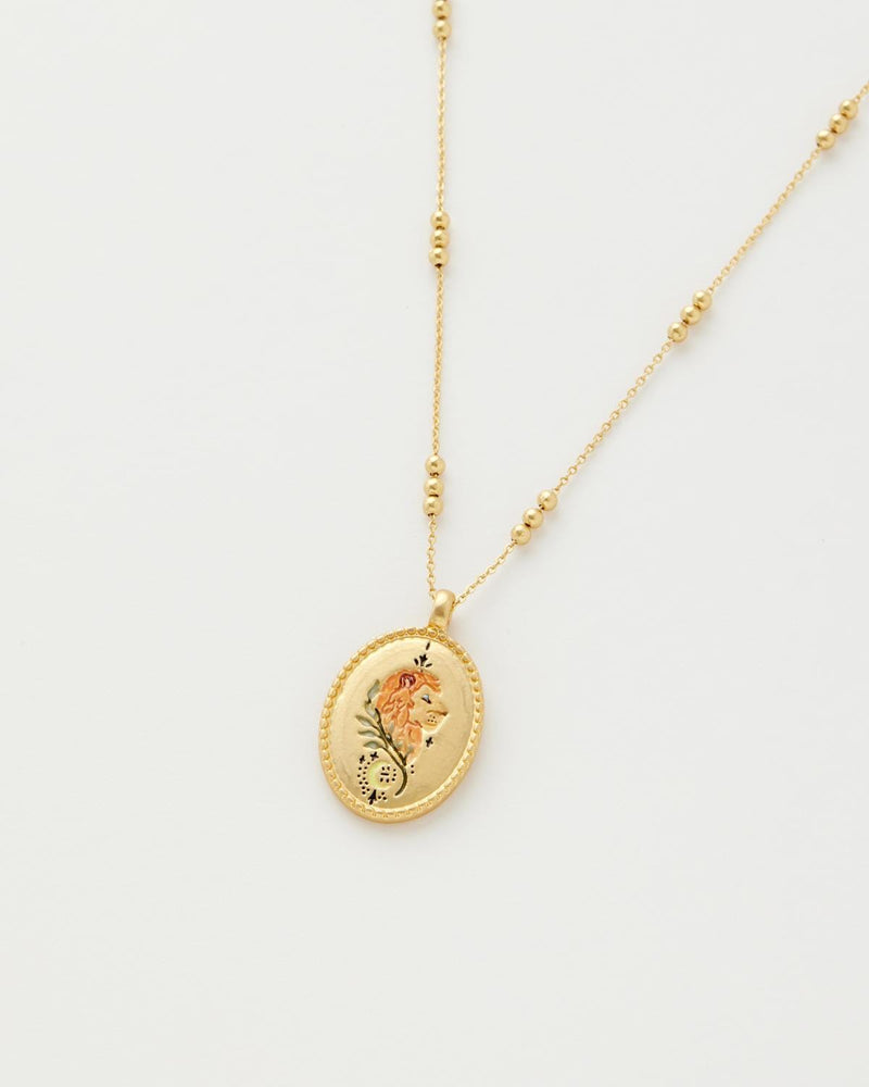 Leo Zodiac Necklace by Fable England