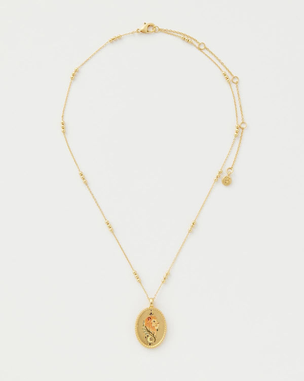 Leo Zodiac Necklace by Fable England