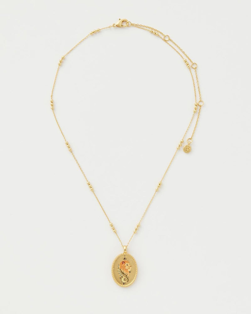 Leo Zodiac Necklace by Fable England