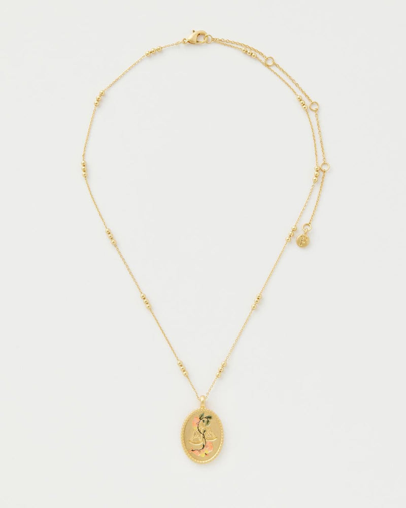 Libra Zodiac Necklace by Fable England