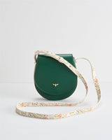 Matilda Saddle Bag - Iris Green by Fable England