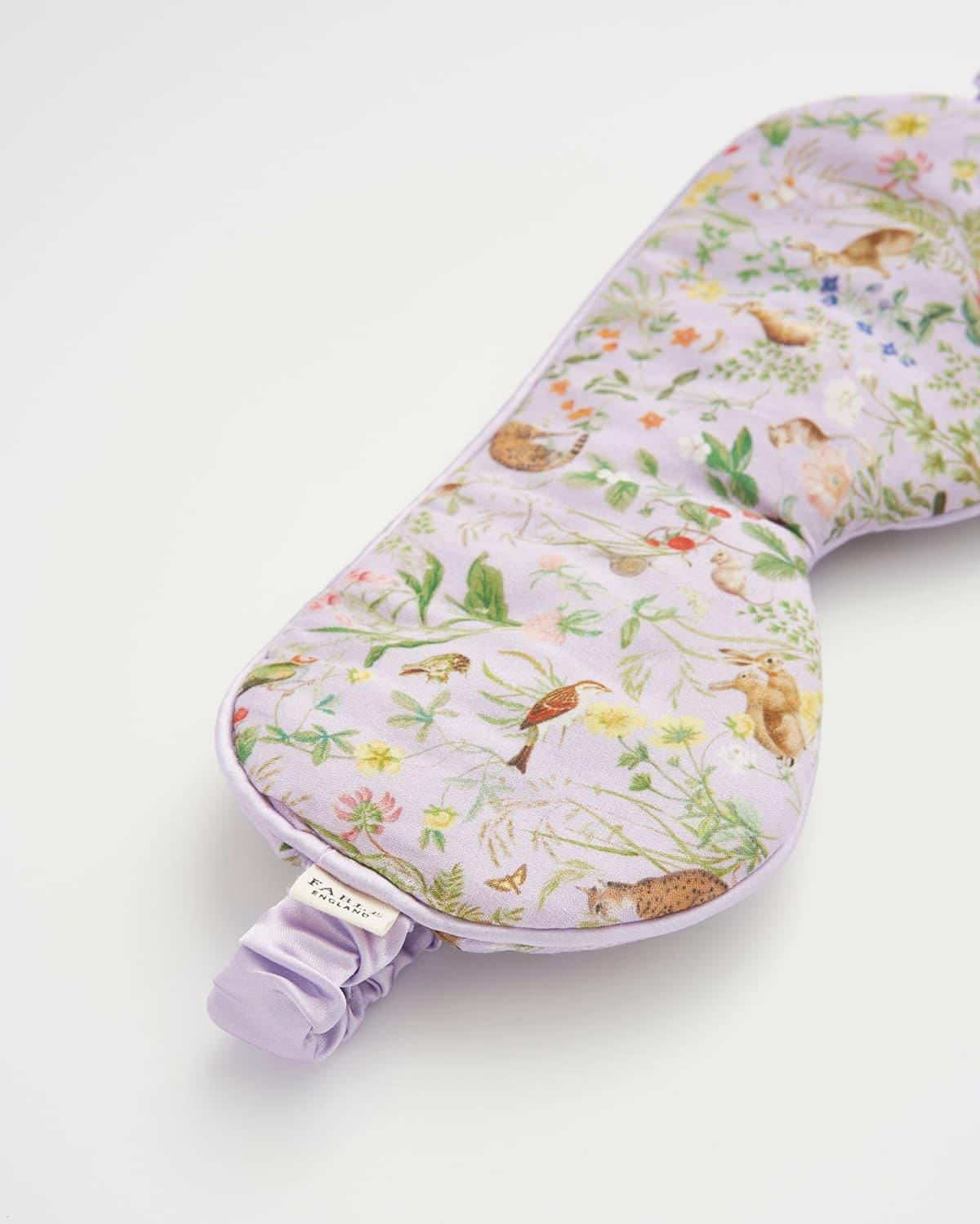 Meadow Creature Lilac Sleep Mask by Fable England