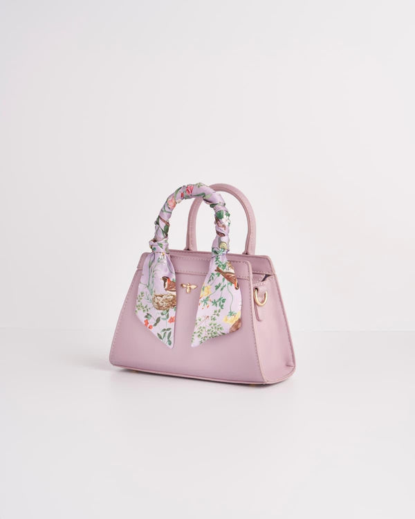 Meadow Creature Small Tote - Orchid Bouquet by Fable England