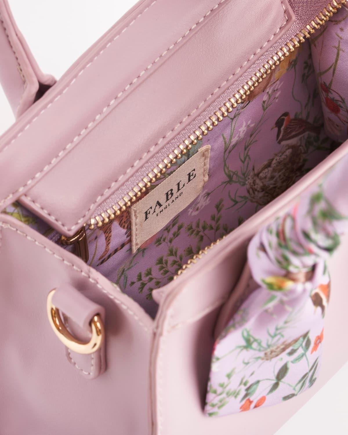 Meadow Creature Small Tote - Orchid Bouquet by Fable England