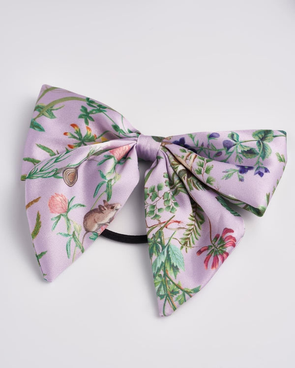 Meadow Creatures Headband,Scrunchie & Bow Lilac - Set of 3 by Fable England