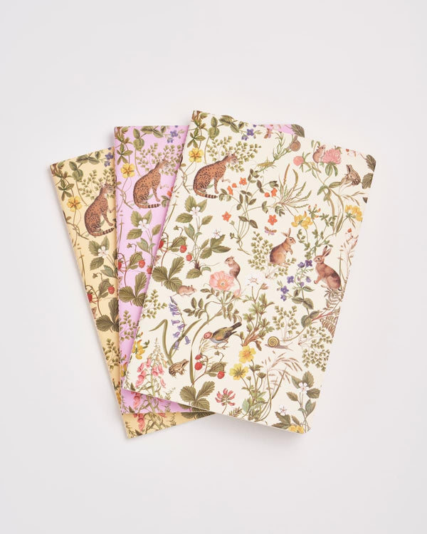 Meadow Creatures Notebooks Pack Of 3 by Fable England