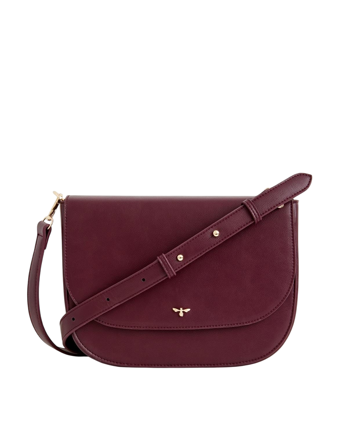 Nina Messenger Handbag - Burgundy