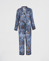 Nocturnal Garden Pyjamas Midnight Blue by Fable England