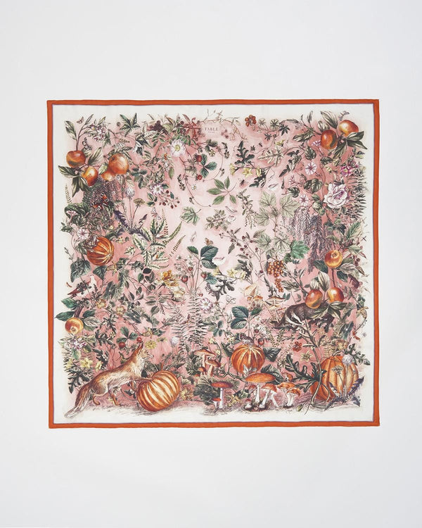 Nocturnal Garden Scarf Pink Lady by Fable England