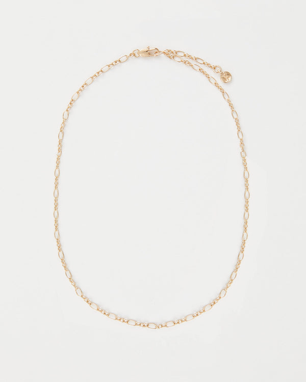 Oval Figaro Chain Necklace by Fable England