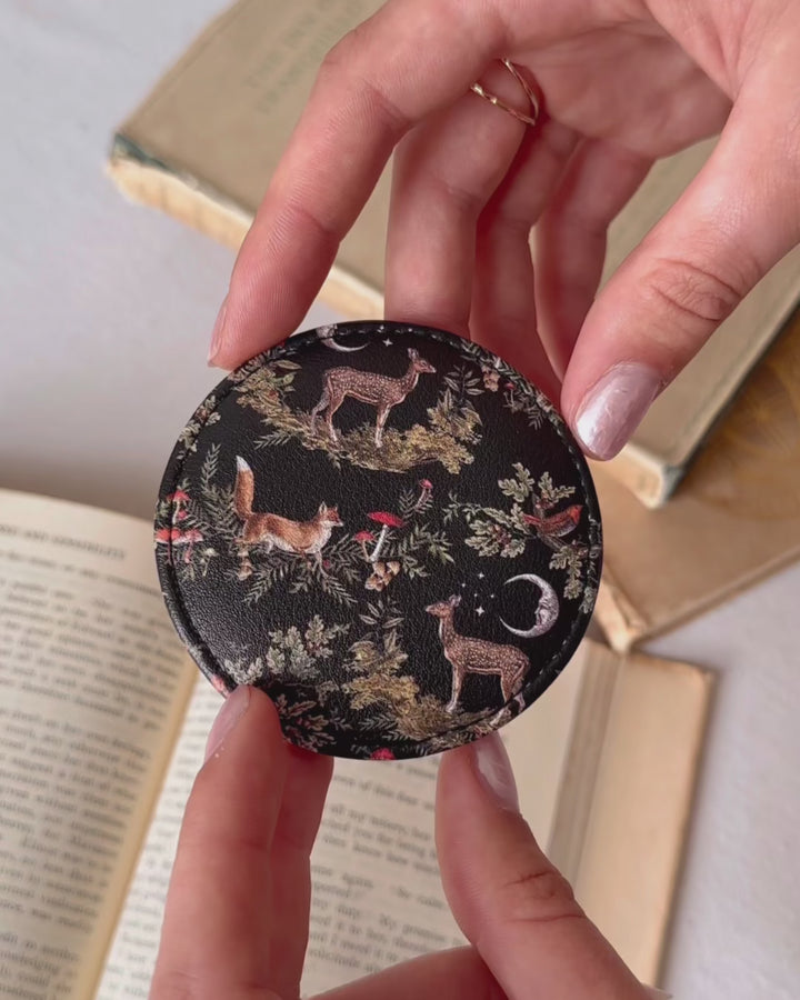 A Nights Tale Woodland Mirror - Black by Fable England