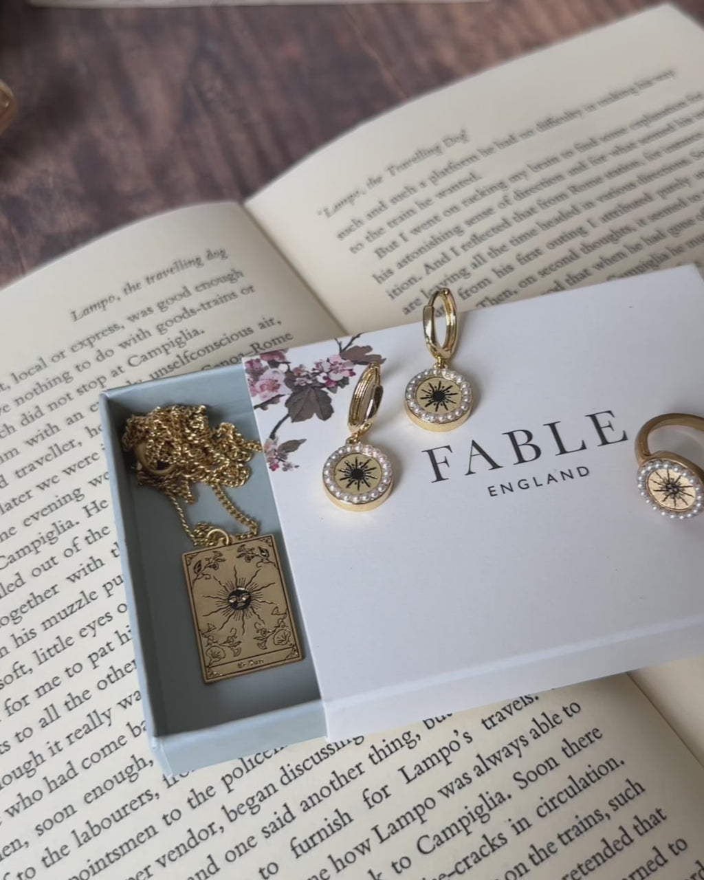 The Sun Talisman Necklace by Fable England