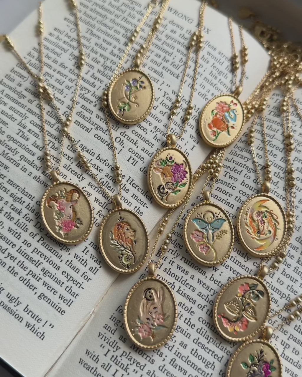 Cancer Zodiac Necklace by Fable England
