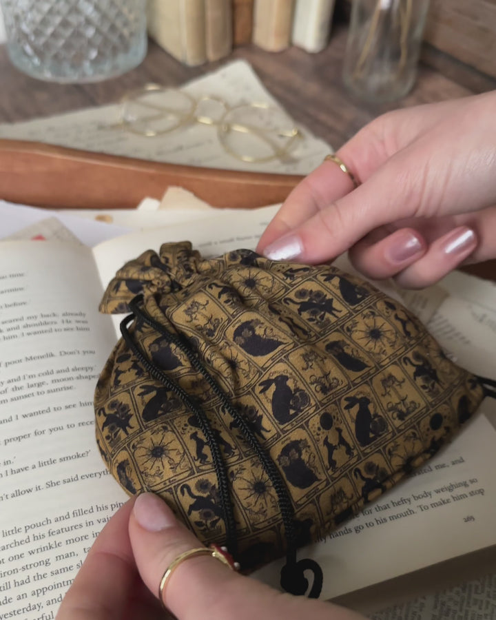 Tarot Tales Celestial Sleep Mask Bronze Gold by Fable England