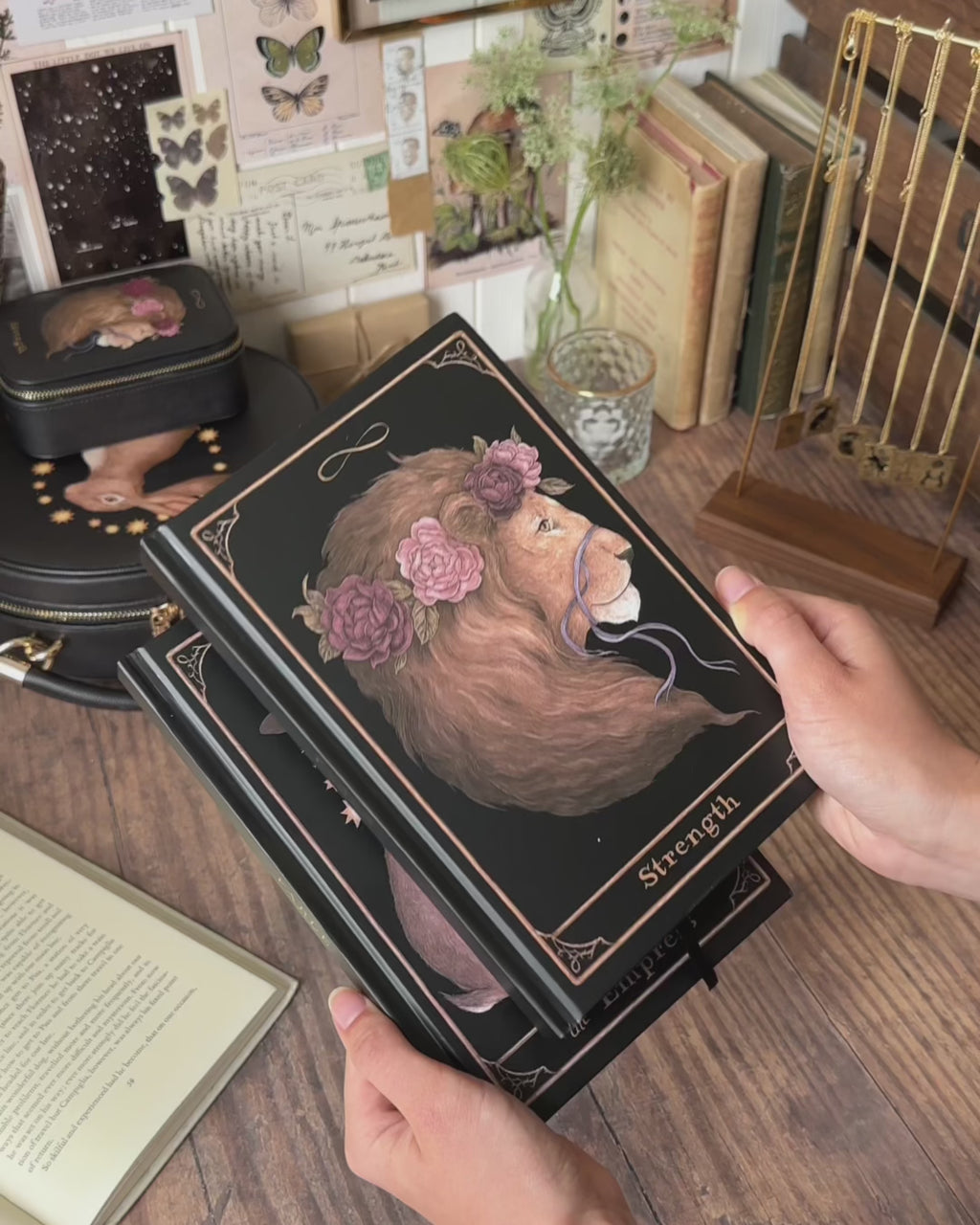 Jessica Roux Tarot Tales Ruled Notebook The Empress – Fable England UK