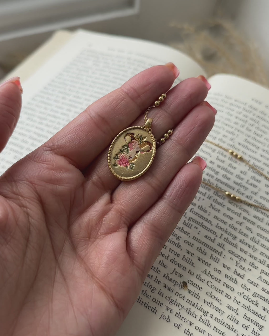 Capricorn word necklace discount