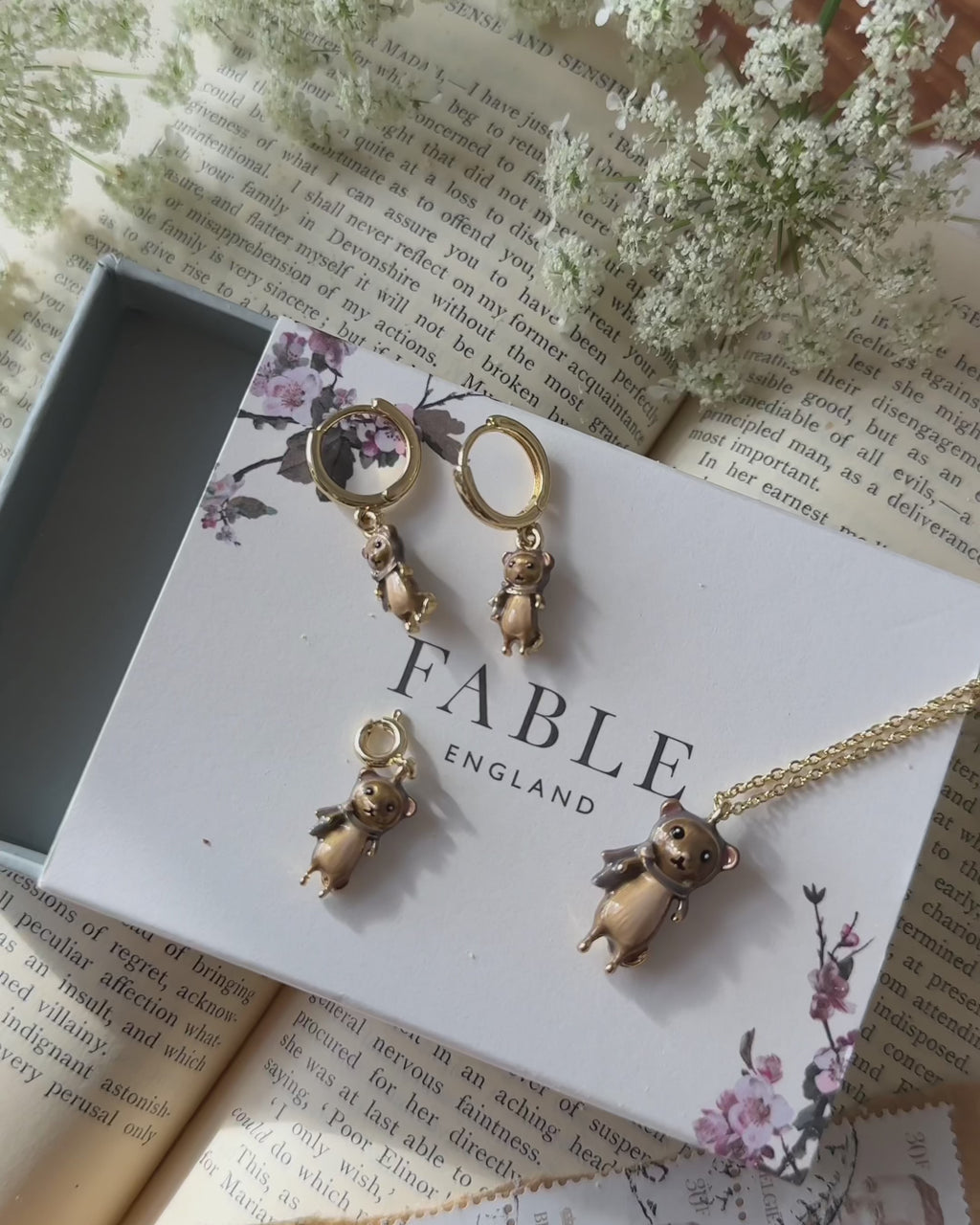 Enamel Ralph Mouse Charm by Fable England
