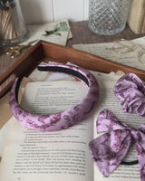 A Night's Tale Scrunchie & Bow Dusky Rose by Fable England