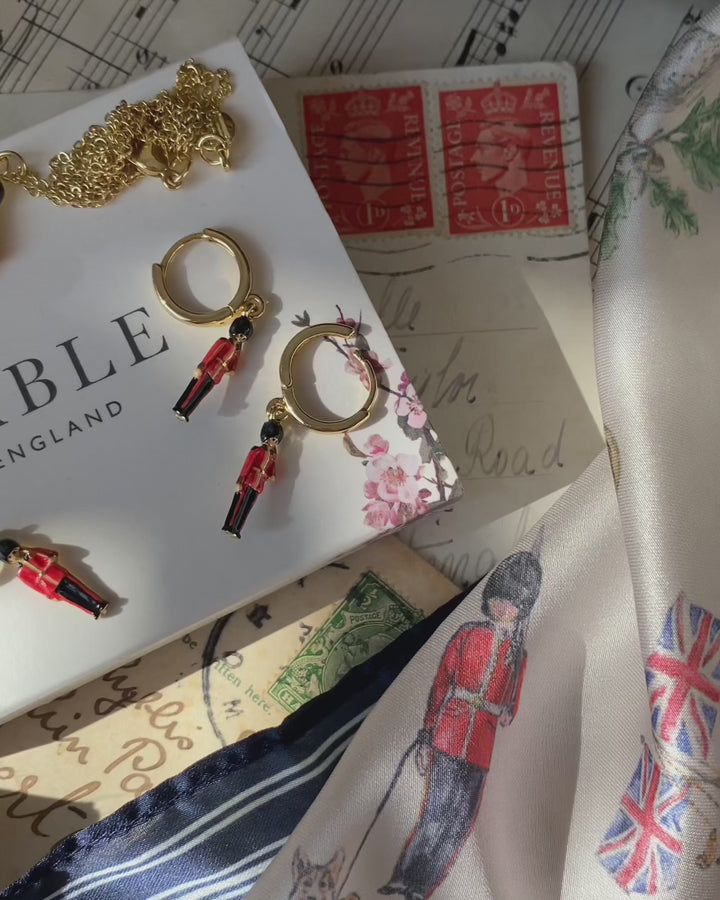 Enamel King's Guard Necklace by Fable England