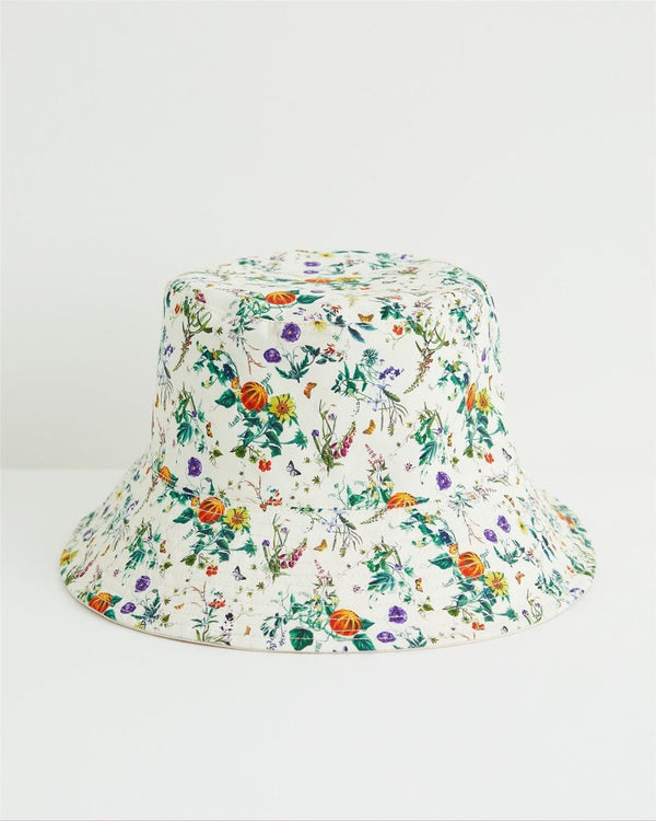 Pumpkin Ivory Bucket Hat by Fable England