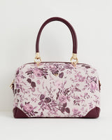 Rambling Rose Tote Bag Burgundy by Fable England