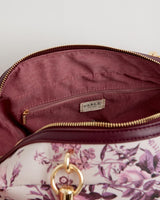 Rambling Rose Tote Bag Burgundy by Fable England