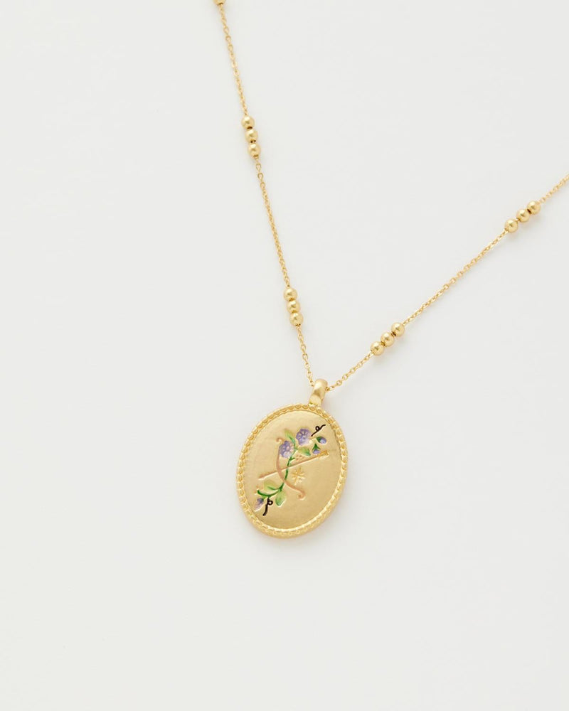 Sagittarius Zodiac Necklace by Fable England