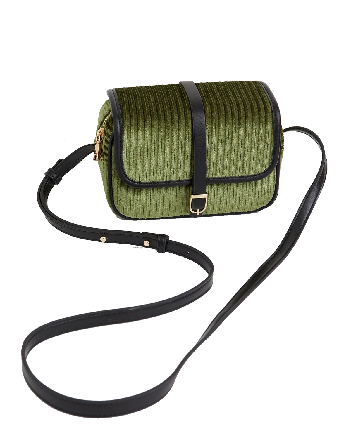 Vivianne Velvet Camera Bag - Jade Green