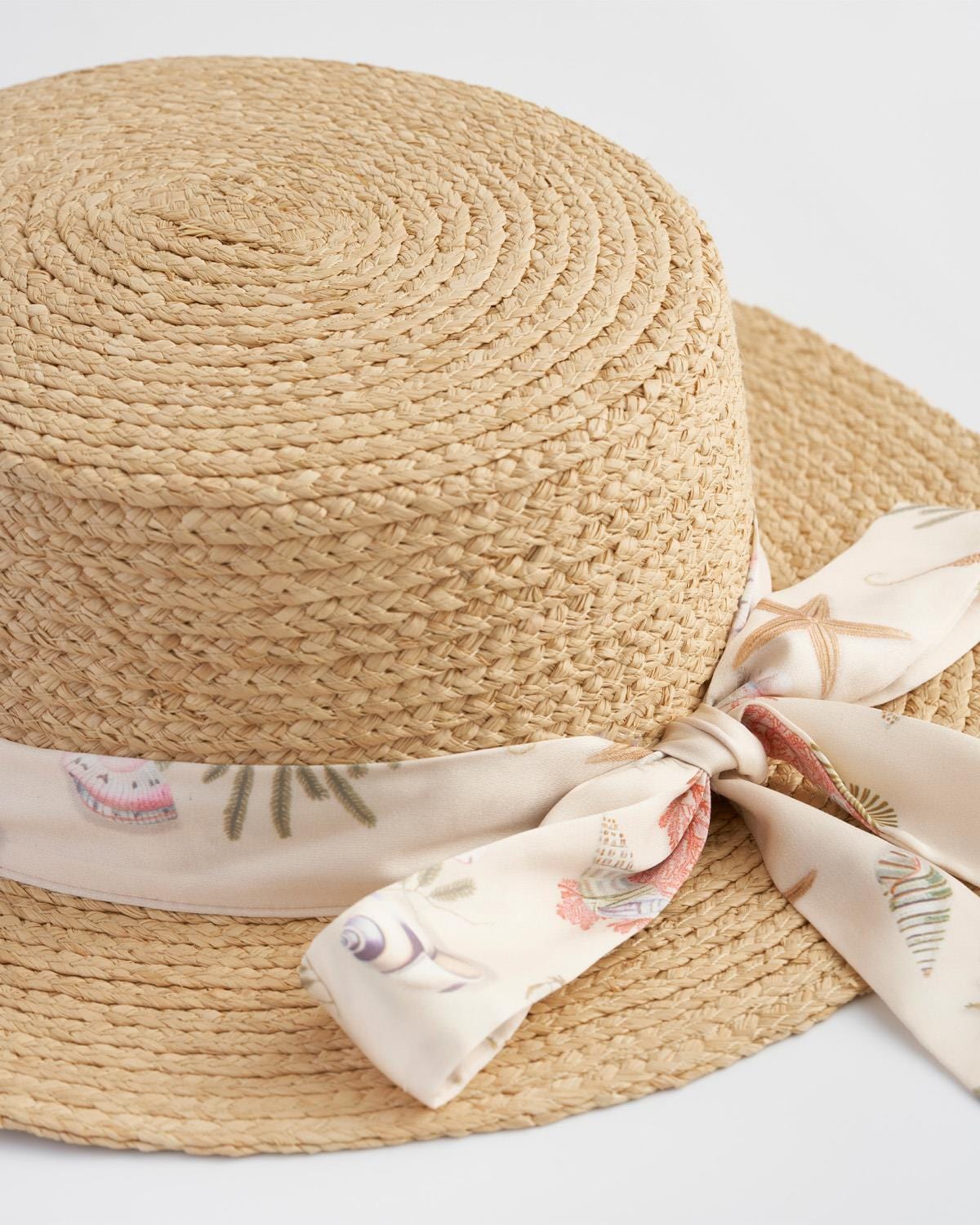 Whispering Sand Vintage Sand Raffia Hat by Fable England