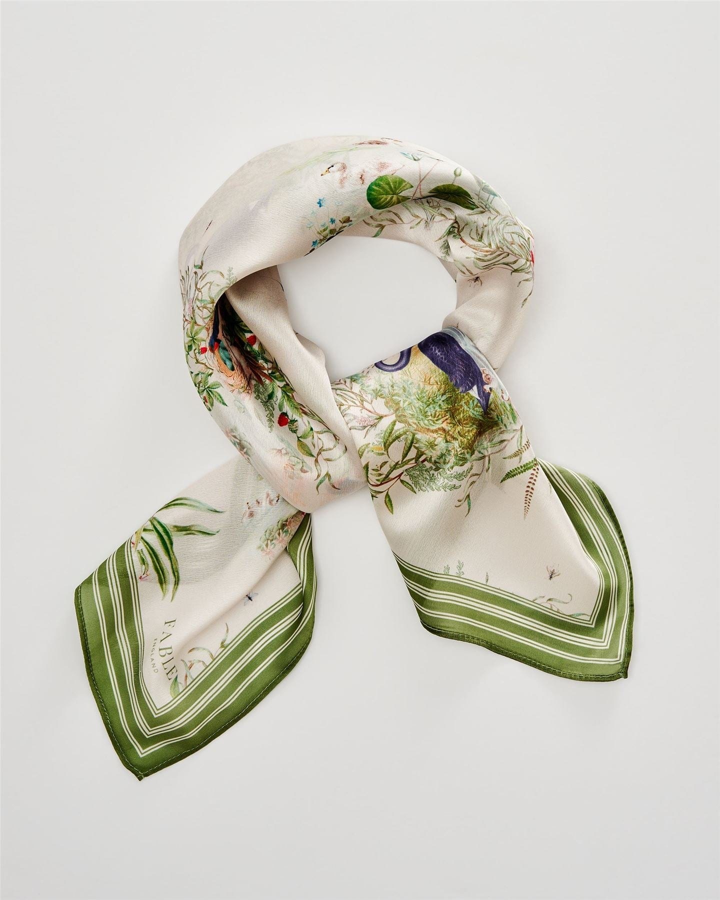 Whispering Willows Ivory Scarf by Fable England